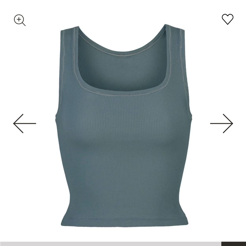 Skims Cotton Rib Tank - Picture 2 of 4
